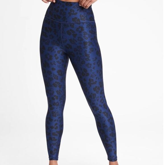 Gapfit Small High Rise Leggings Eclipse Leopard - Picture 1 of 6